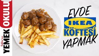 İkea Köftesi Challenge Meydan Okuması  İsveç Köfte ve Gravy Sos Tarifi [upl. by Kulda207]