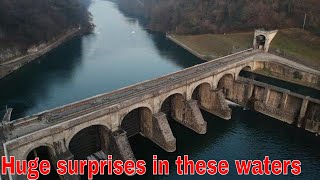 GIANT SHAD AND ASIAN CARP oakdale dam Indiana [upl. by Dlareg]