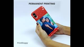 Custom Mobile Cover with Your Photo Uploading  PrintShoppycom [upl. by Jewett]