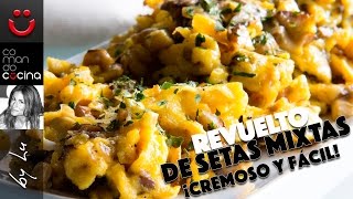 REVUELTO DE SETAS MIXTAS cremoso y fácil I Comando Cocina [upl. by Euqinomad660]