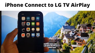 Connect iPhone to LG Smart TV  Airplay [upl. by Paehpos]