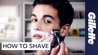 How to Shave  Shaving Tips for Men  Gillette [upl. by Marie-Jeanne]