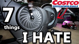 7 things I HATE about the Echelon EX4s COSTCO bike [upl. by Aniratak]