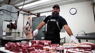 How to Butcher a Cow  ENTIRE BREAKDOWN  by The Bearded Butchers [upl. by Barlow700]