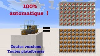 TUTO FERME A PASTEQUES  CITROUILLES 100 AUTOMATIQUE  MINECRAFT TUTO [upl. by Lash]