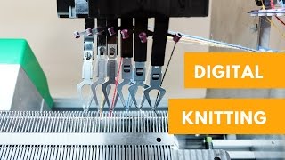 Kniterate Digital Design Knitting Machine [upl. by Truelove]