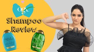 Ep01 OGX Shampoo Review Argan oil of Morocco shampoo and Bamboo FibreFull Shampoo  Haircare [upl. by Lesnah]