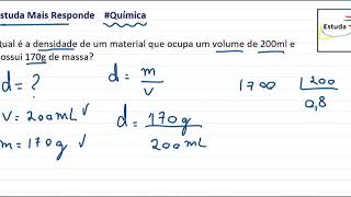 Como calcular a densidade [upl. by Areht]