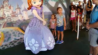 Meeting Sofia the First at Disney [upl. by Sikorski574]