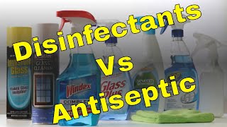 Disinfectant vs Antiseptic [upl. by Annaeoj]