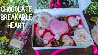 Breakable Chocolate Heart DIY  BREAKABLE HEART [upl. by Ydnagrub531]