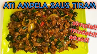 CARA MASAK ATI AMPELA SAUS TIRAM [upl. by Ammeg]