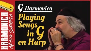 G Harmonica  Playing Songs in G on Harp [upl. by Shurlock]