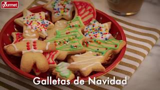 Receta de Galletas de Navidad  Gourmet [upl. by Alian191]