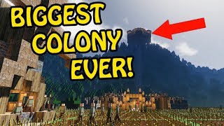 THE BIGGEST COLONY  Colony Survival Gameplay  Colony Survival Castles 4 [upl. by Enelec566]