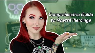 Comprehensive Guide to Nostril Piercings [upl. by Mitzi]