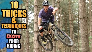 10 MTB TRICKS AND TECHNIQUES TO EXCITE YOUR RIDING [upl. by Raymonds586]