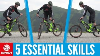 Five Essential Skills To Master On Your Mountain Bike [upl. by Llyrat]