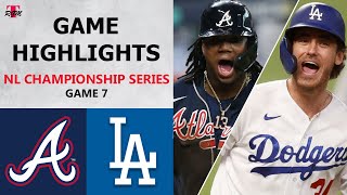 Atlanta Braves vs Los Angeles Dodgers Game 7 Highlights  NLCS 2020 [upl. by Nabla259]