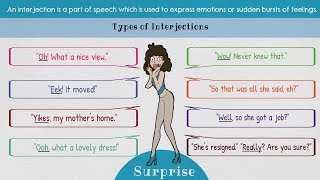 Interjections in English  60 Interjections and Exclamations with Examples [upl. by Etnaid900]