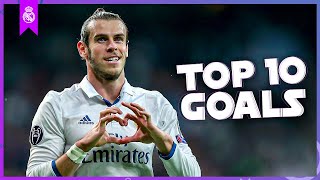 GARETH BALES TOP TEN Real Madrid goals [upl. by Winther]