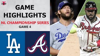 Los Angeles Dodgers vs Atlanta Braves Game 4 Highlights  NLCS 2020 [upl. by Aihtennek]