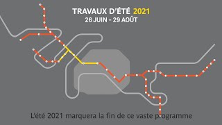 Travaux été RER A 2021  A vos calendriers   RATP [upl. by Siubhan287]