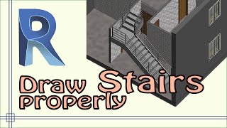 Revit  How to draw Stairs properly [upl. by Koressa142]