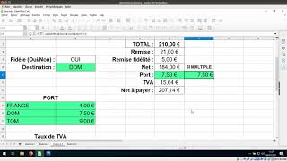 Tuto vidéo  Utiliser la fonction SIMULTIPLE dans LibreOffice Calc [upl. by Livesay]