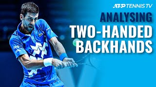 Analysing ATP Tennis Players TwoHanded Backhands 🧐 [upl. by Robyn]