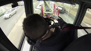 Tiller Drivers View of Firetruck Response [upl. by Arded]