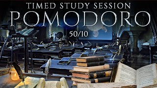 Defense Against the Dark Arts 📚 POMODORO Study Session 5010  Harry Potter Ambience 📚 Focus amp Study [upl. by Yssak739]