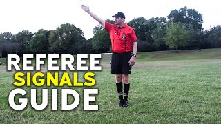 Soccer Referee Signals Guide [upl. by Allesig]