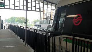 SMRT Trains  KSF C151C departing Canberra MRT station Jurong East bound [upl. by Rumilly394]