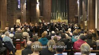 Flower of Scotland Choir with lyrics The unofficial Scottish national anthem [upl. by Shelby]