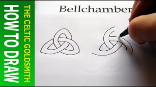 How to Draw Celtic Patterns 165  Freehand TriquetraTriskele Triskelion 1 of 1 [upl. by Ahsekin863]