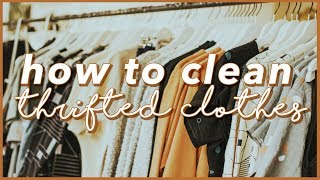 HOW TO CLEAN THRIFTED CLOTHES Philippines [upl. by Farl]