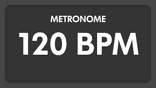 120 BPM  Metronome [upl. by Ydak]