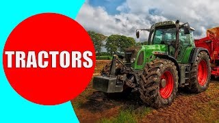 TRACTORS FOR KIDS VIDEOS  Learning Tractors for Children Preschool and Kindergarten [upl. by Annabelle]