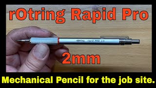 rOtring Rapid Pro Mechanical Pencil 2mm [upl. by Nodnas]