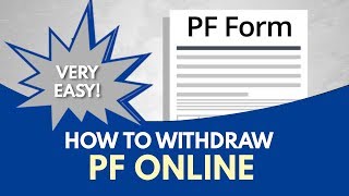 How To Withdraw PF Online  Online PF Withdrawal [upl. by Ettelliw]