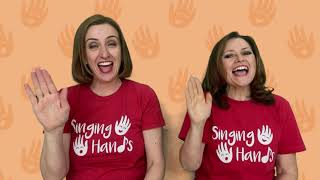 Makaton  HELLO TEACHERS HELLO FRIENDS  Singing Hands [upl. by Trembly]