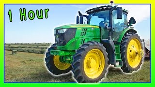 Tractors for Children – 1 hour of Machines for Kids Collection [upl. by Darraj]