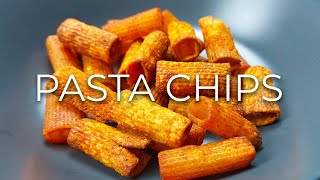 Viral Tik Tok Pasta Chips Recipe  Quick Snack  Air Fryer [upl. by Peednama]