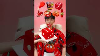 Random Red Color food MUKBANG2🥵🥩 shorts [upl. by Aufa557]