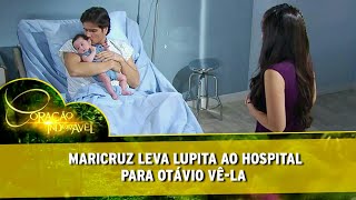 Coração Indomável  Maricruz leva Lupita ao hospital para Otávio vêla [upl. by Lotz]