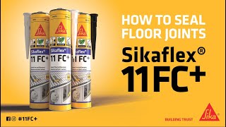 How to seal floor joints using Sikaflex 11 FC [upl. by Berri]