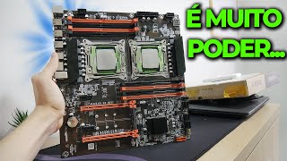 DOIS PROCESSADORES NUM PC SÓ TESTEI EM JOGOS E MAIS OLHA O RESULTADO  DUAL CPU X99 [upl. by Etteloiv]