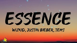 WizKid Justin Bieber  Essence Lyrics ft Tems [upl. by Enyar941]