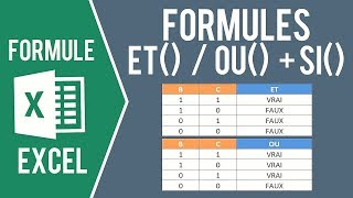 EXCEL  FORMULES ETOU IMBRIQUÉES AVEC LA FORMULE SI [upl. by Dituri]